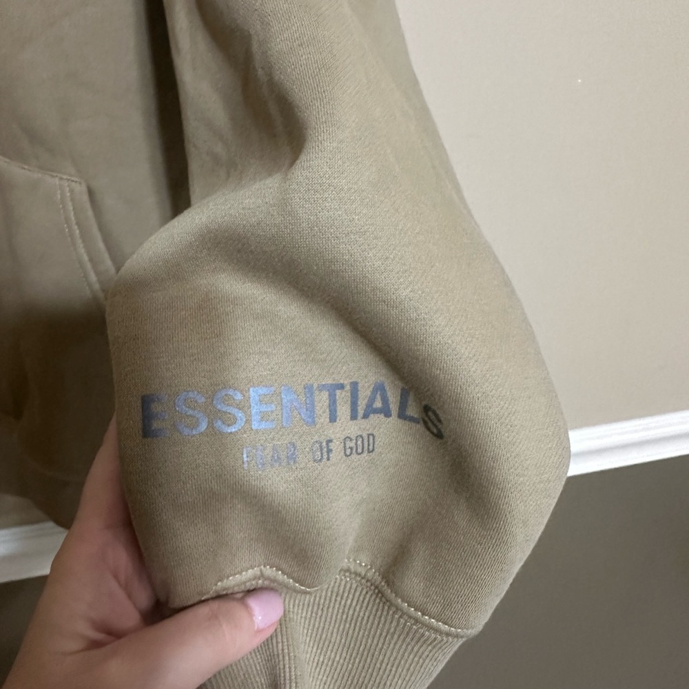 Essentials Tan Hoodie - Picture 2 of 5